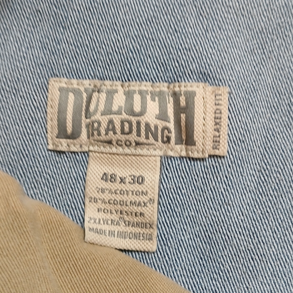 Duluth Trading Company Coolmax Ballroom Jeans 48x30 - Picture 7 of 8